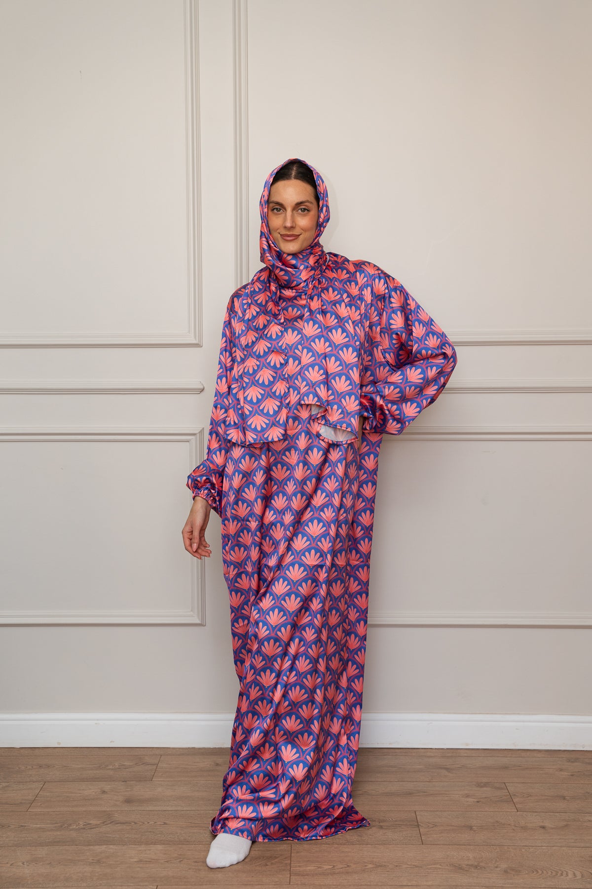 Purple Arabesque Satin Isdal
