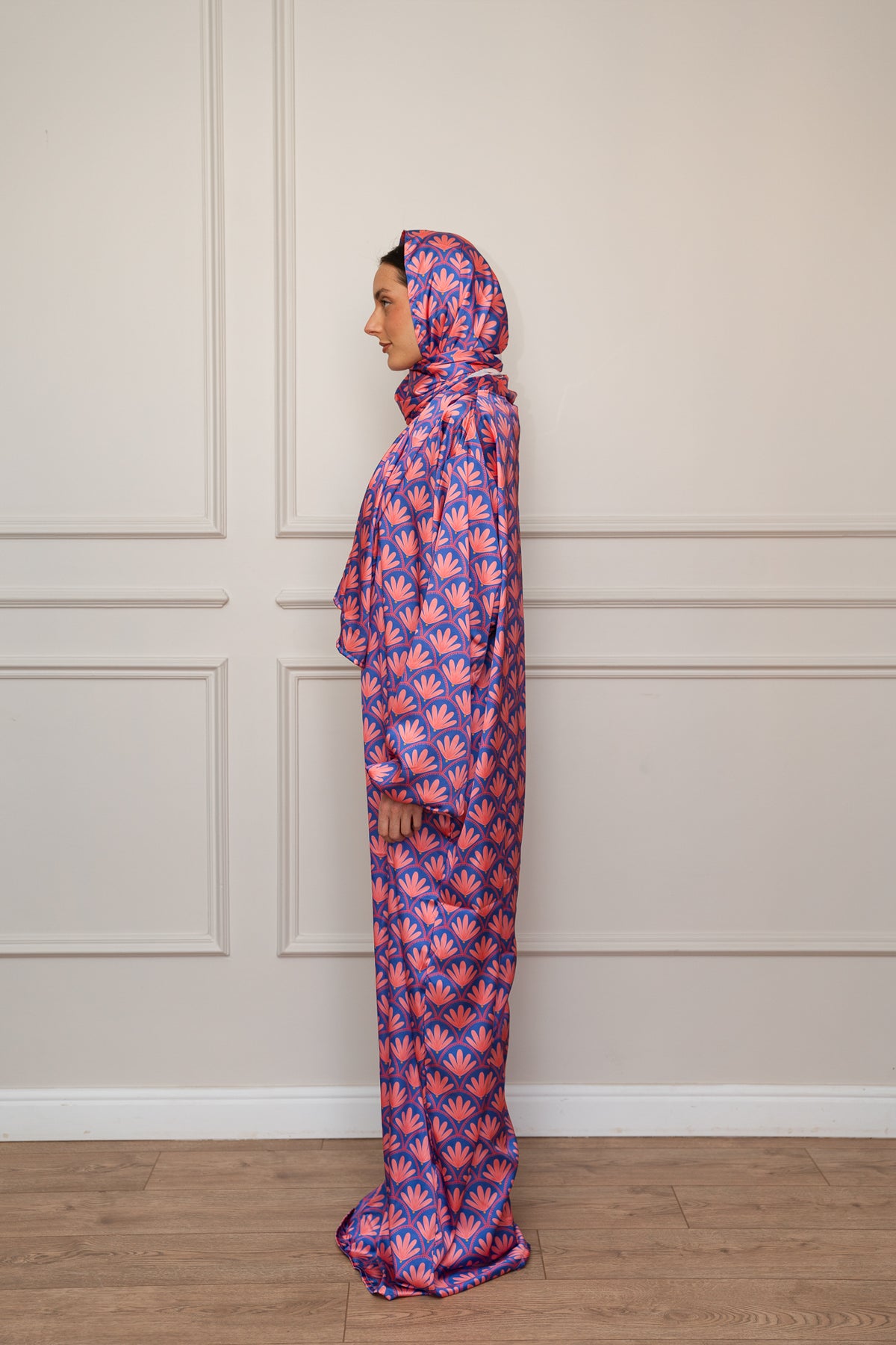 Purple Arabesque Satin Isdal
