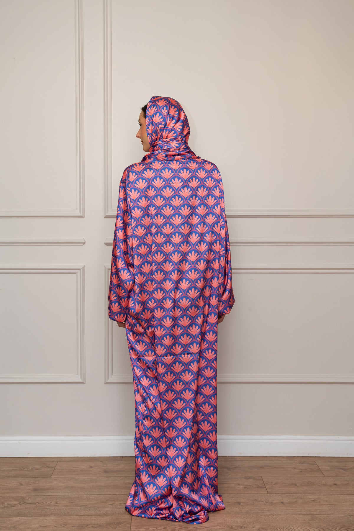 Purple Arabesque Satin Isdal