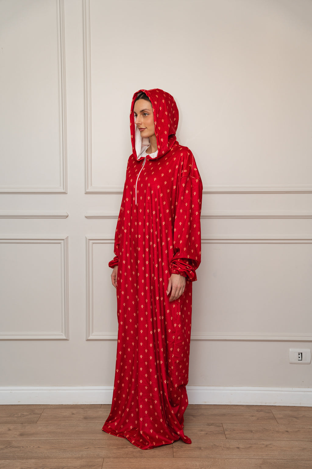 Red Printed Monk
