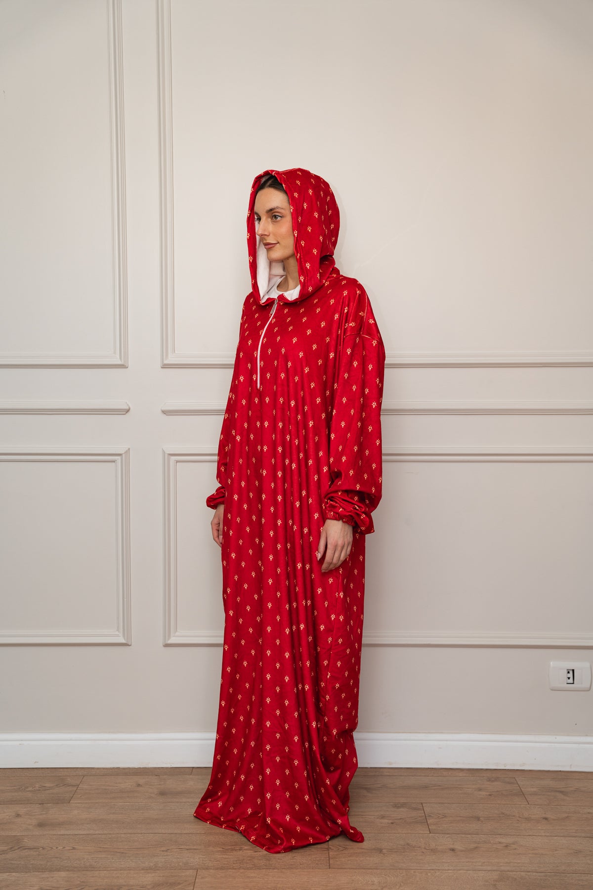 Red Printed Monk