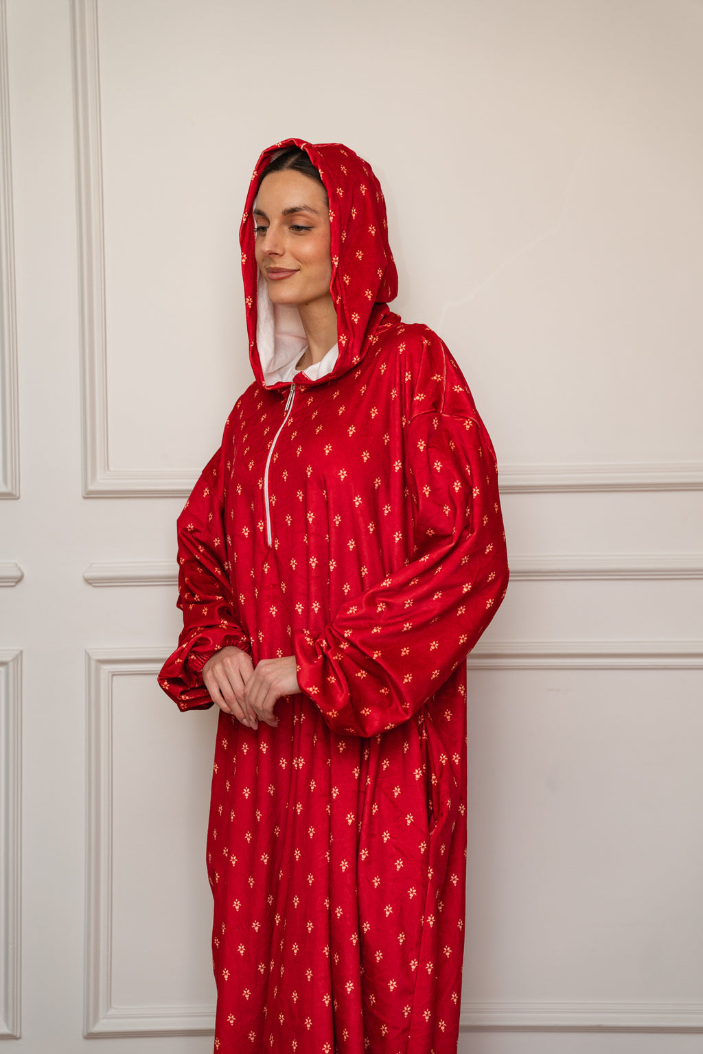Red Printed Monk