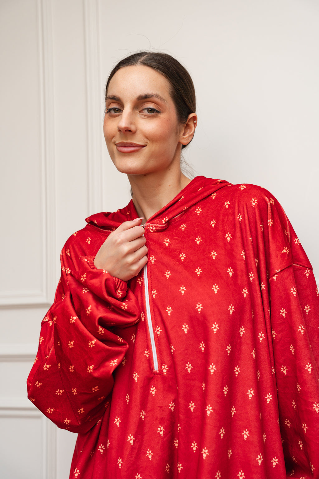 Red Printed Monk