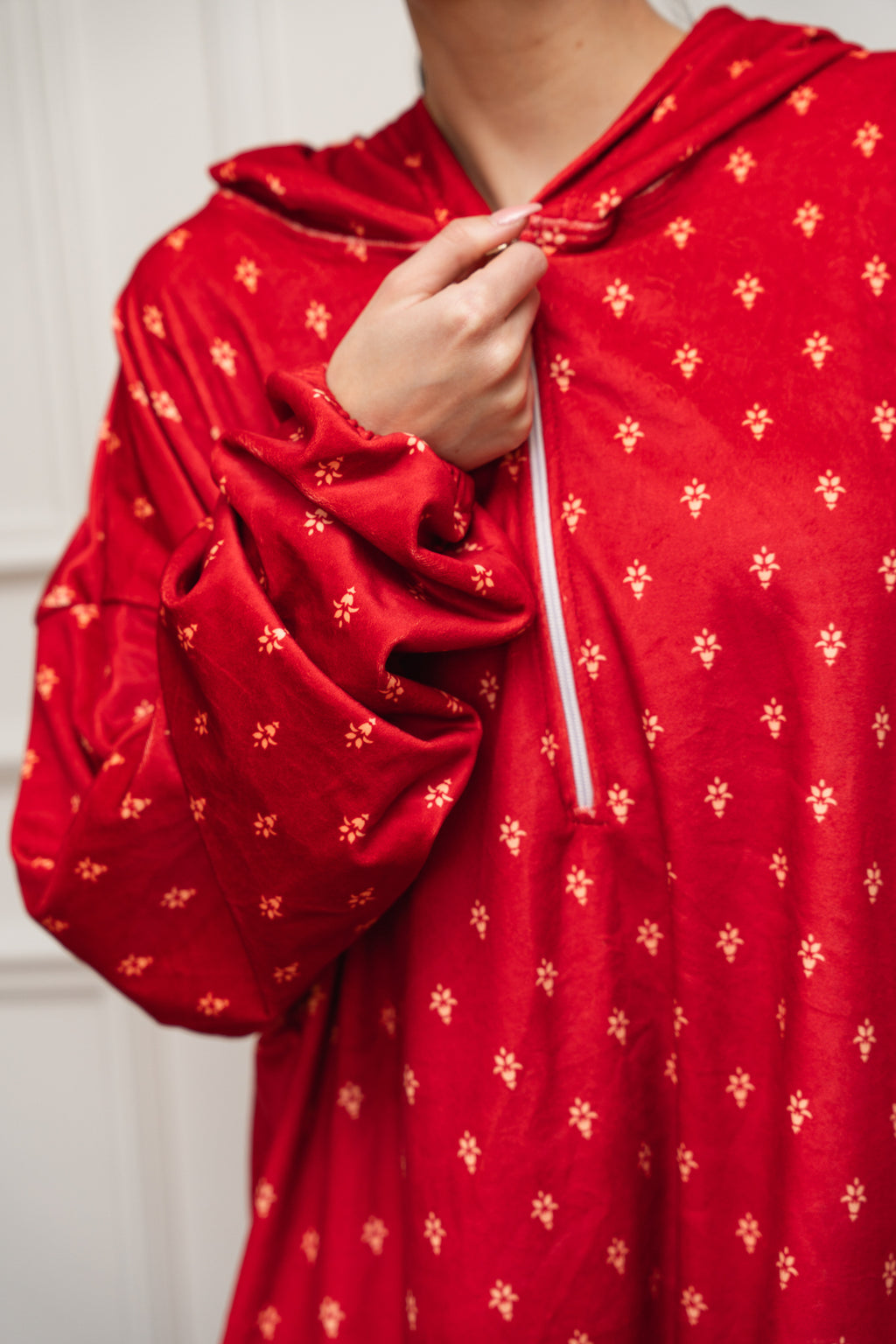 Red Printed Monk
