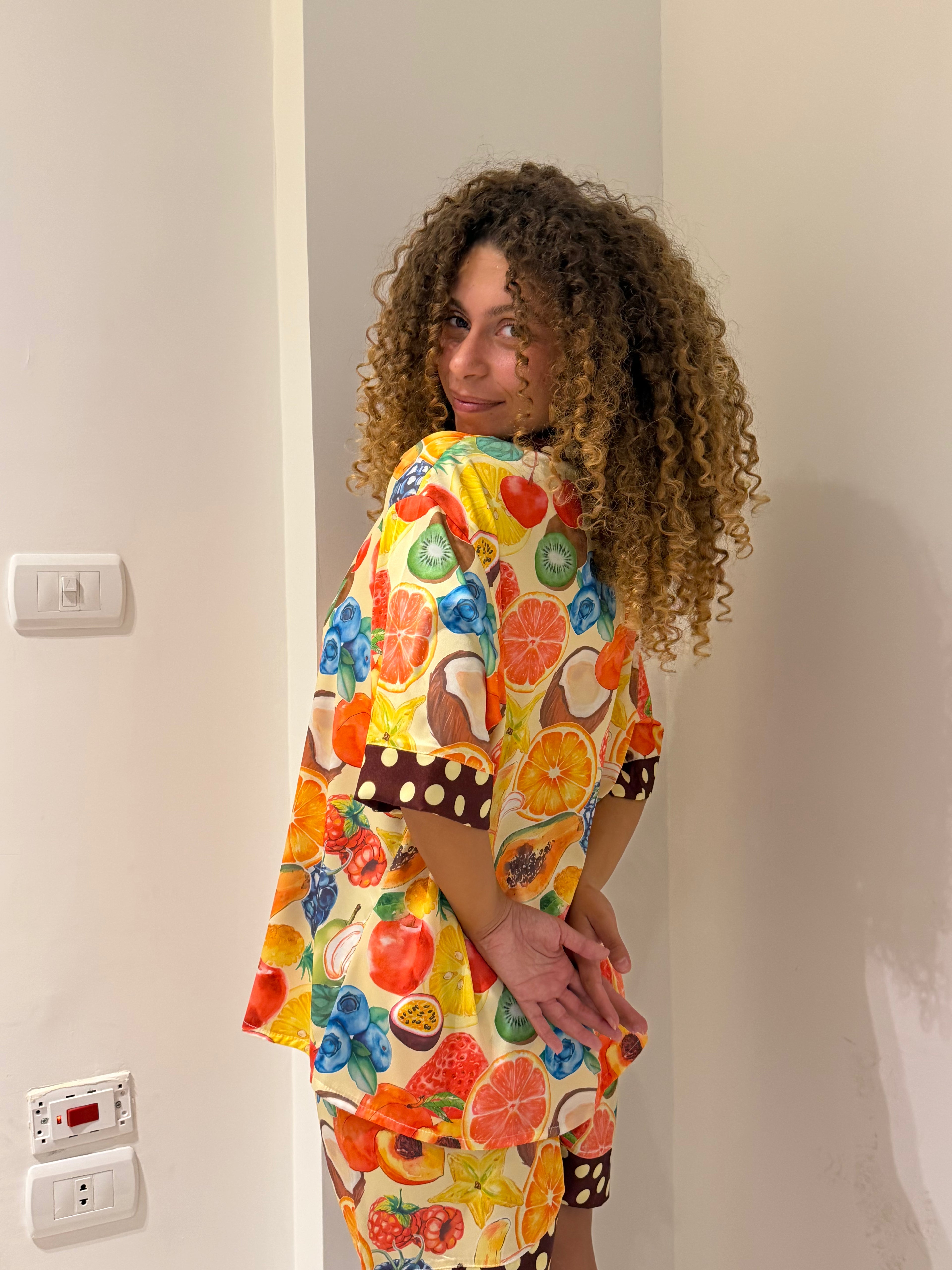 Summer Harvest Oversized PJ Shorts