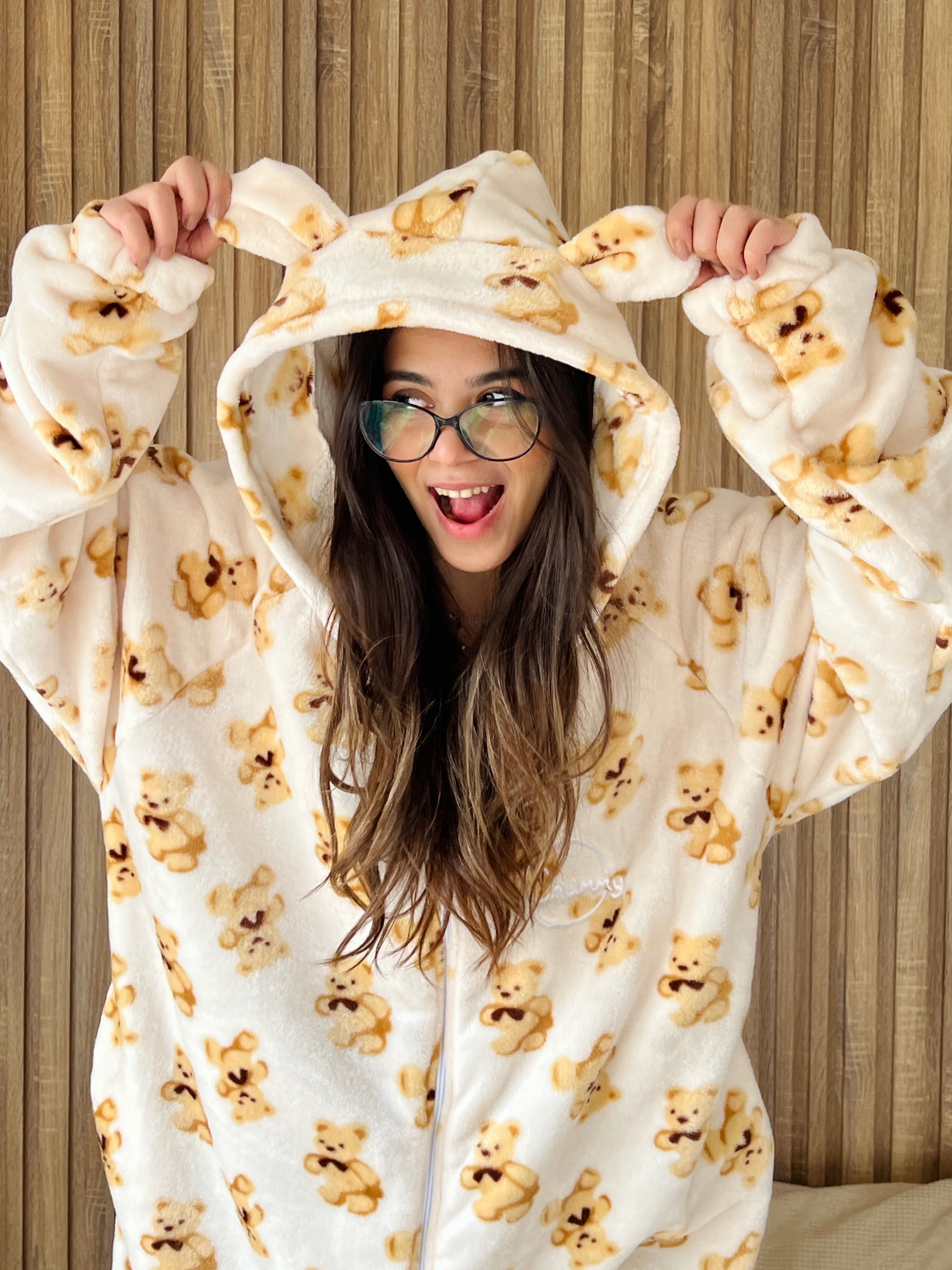 TEDDY BEAR PATTERN ONESIE Secondary image