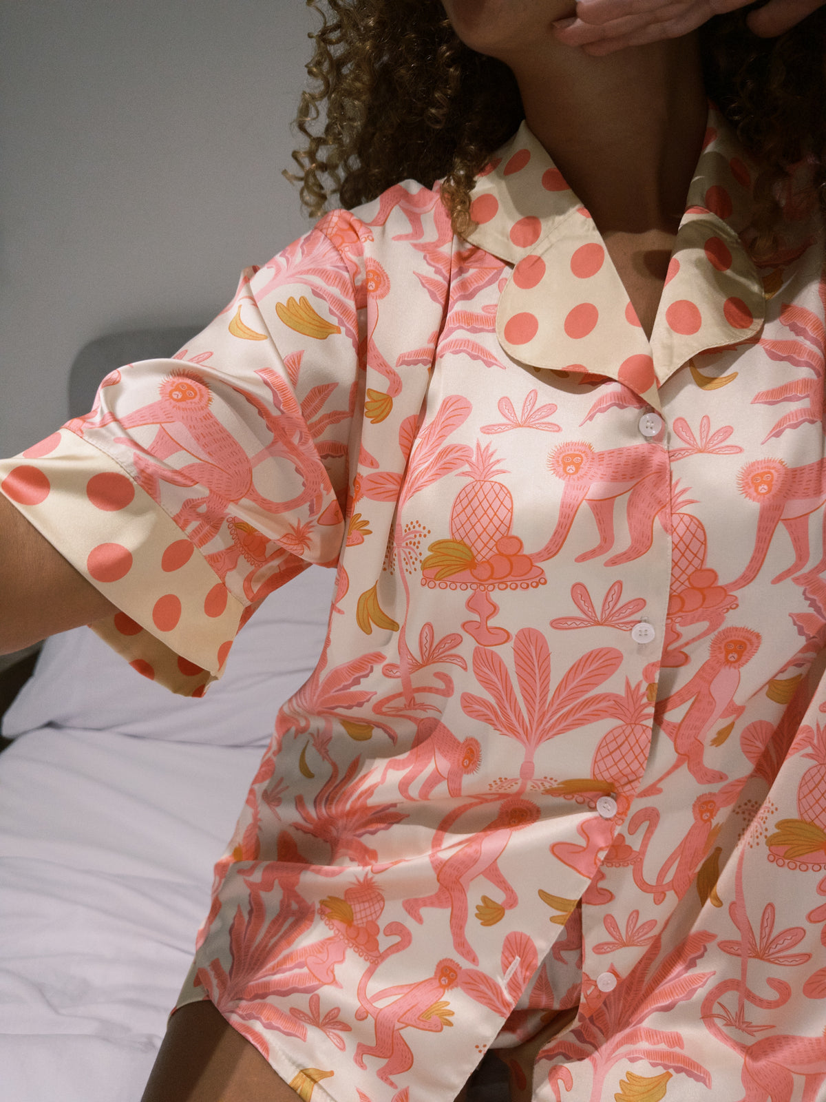 Monkeys Forest Oversized PJ Shorts