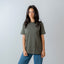 OLIVE RIBBED TEE